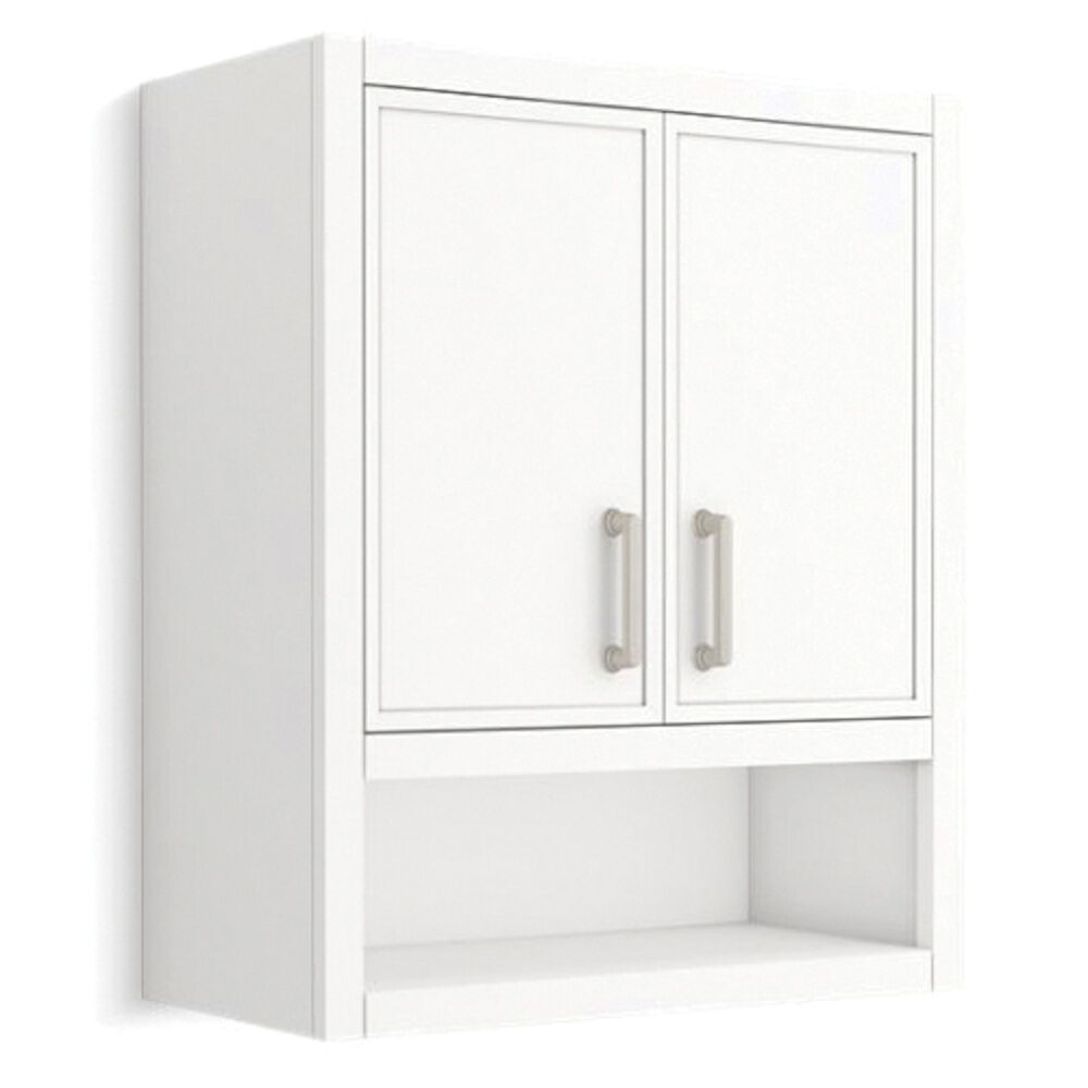 Kohler® 33583-ASB-0 Winnow™ Wall Cabinet, 24" OAW x 28" OAH, MDF/Solid Wood, White