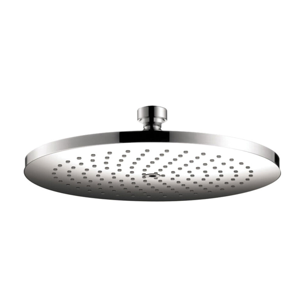 AXOR 26071001 Shower Head, Starck 240, 1.8 gpm, 1 Sprays, Ceiling/Wall Mount, 9-3/4" Diax2-3/8" H Head