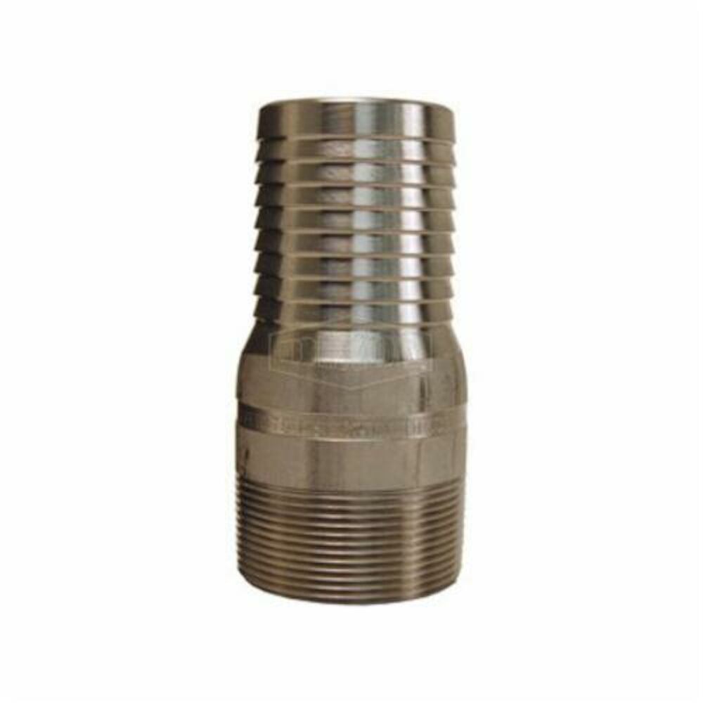 Dixon® RST25 King™ Combination Nipple, 2 inx4-11/16" L Hose ShankxMNPT, 316 Stainless Steel