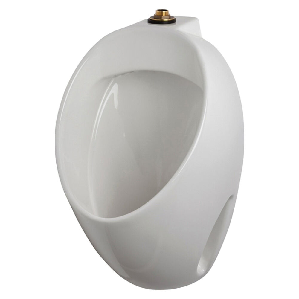 Gerber® GHE27900 Washout Spud Urinal, Layfayette™, 0.125 to 1 gpf Flush Rate, Top Spud, Wall Mount, White, Import