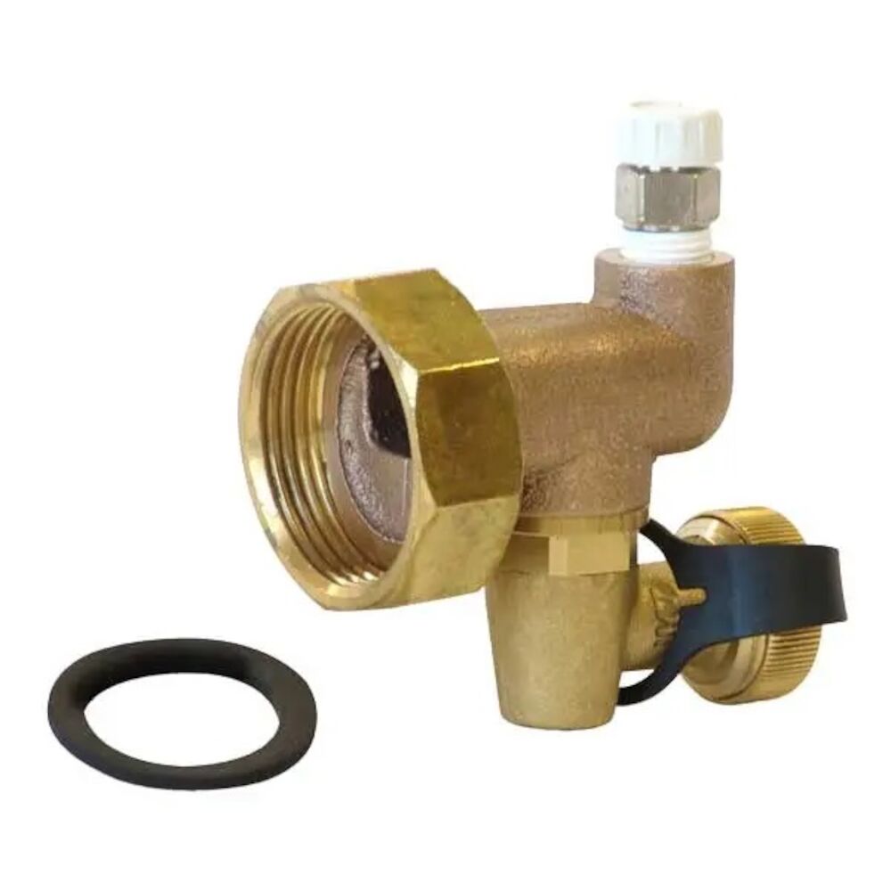 Uponor A2803250 End Cap w/ Vent, 1-1/4" BSP, 145 psi, 220 deg F, Brass