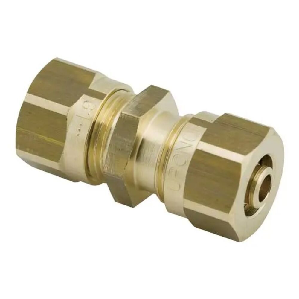 Uponor A4010313 Repair Coupling, 5/16 in, PEX Compression, Brass