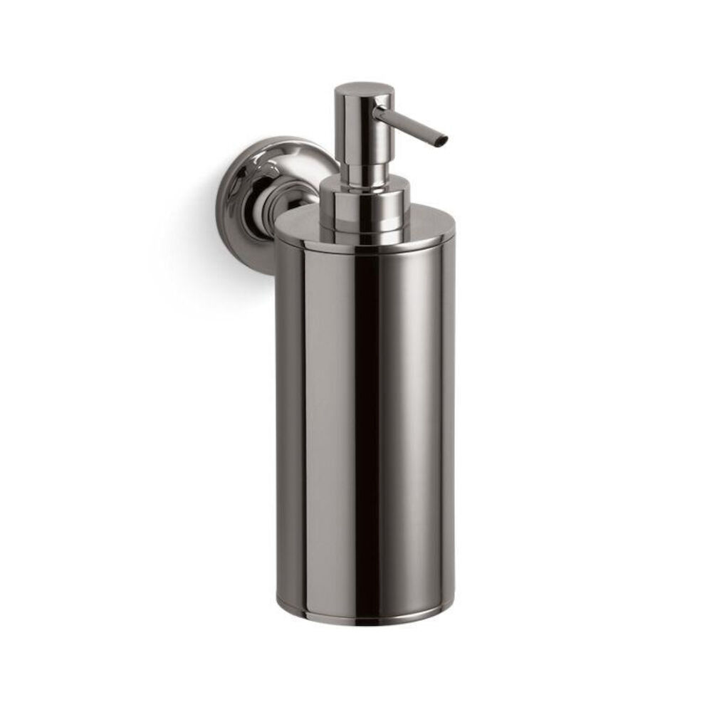 Kohler® 14380-TT Purist® Wall-Mounted Soap Dispenser, Vibrant Titanium