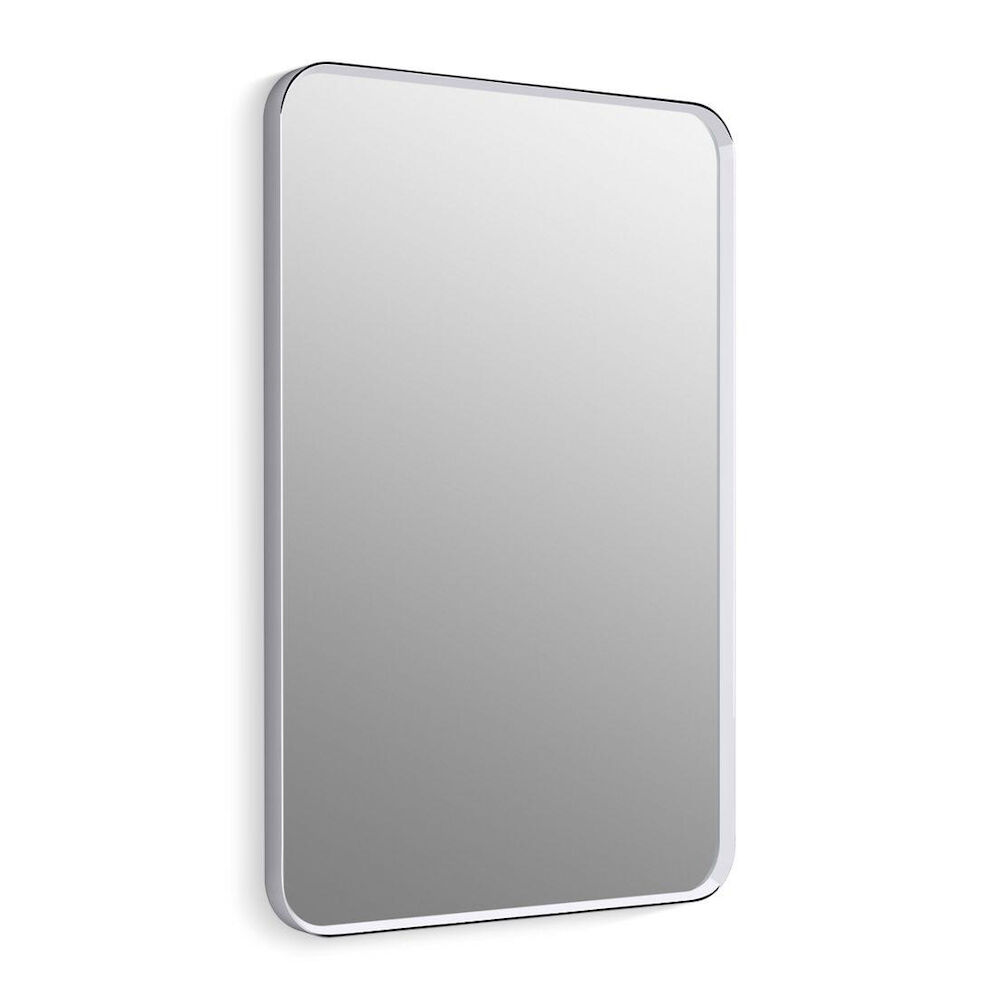 Kohler® 31364-CPL Essential Wall Mount Bathroom Mirror, Rectangular Shape 36" x 24", Polished Chrome