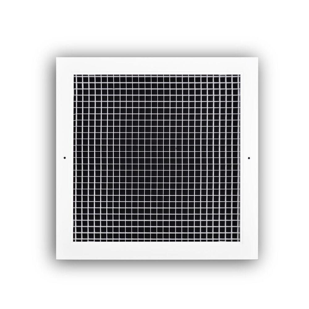 TRUaire® A960SQ16X16 16x16" Acrylic Egg Crate Face Return Grille, White