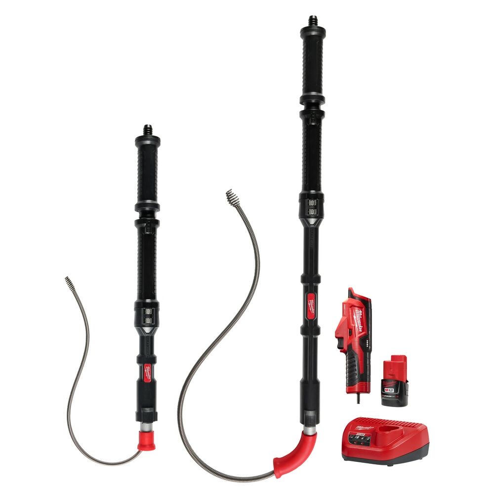 Milwaukee® Tool 3577-21 M12™ TRAPSNAKE™ 2-Tool Combo Kit, Black/Red, Metal