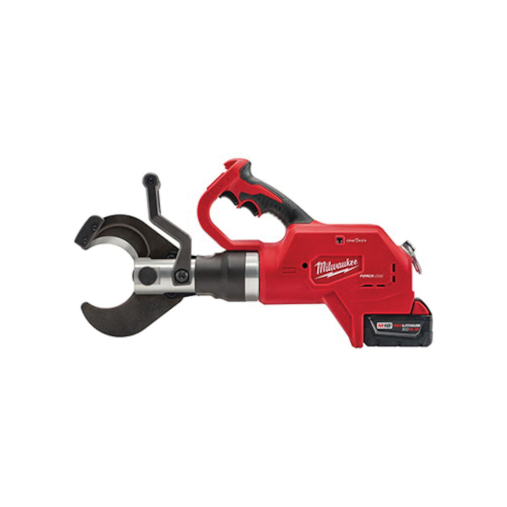 Milwaukee® Tool 2776-21 M18™ FORCE LOGIC™ Cordless Cable Cutter Kit, Up to 1500 MCM Cutting, 18 VDC, 5 Ah Lithium-Ion Battery