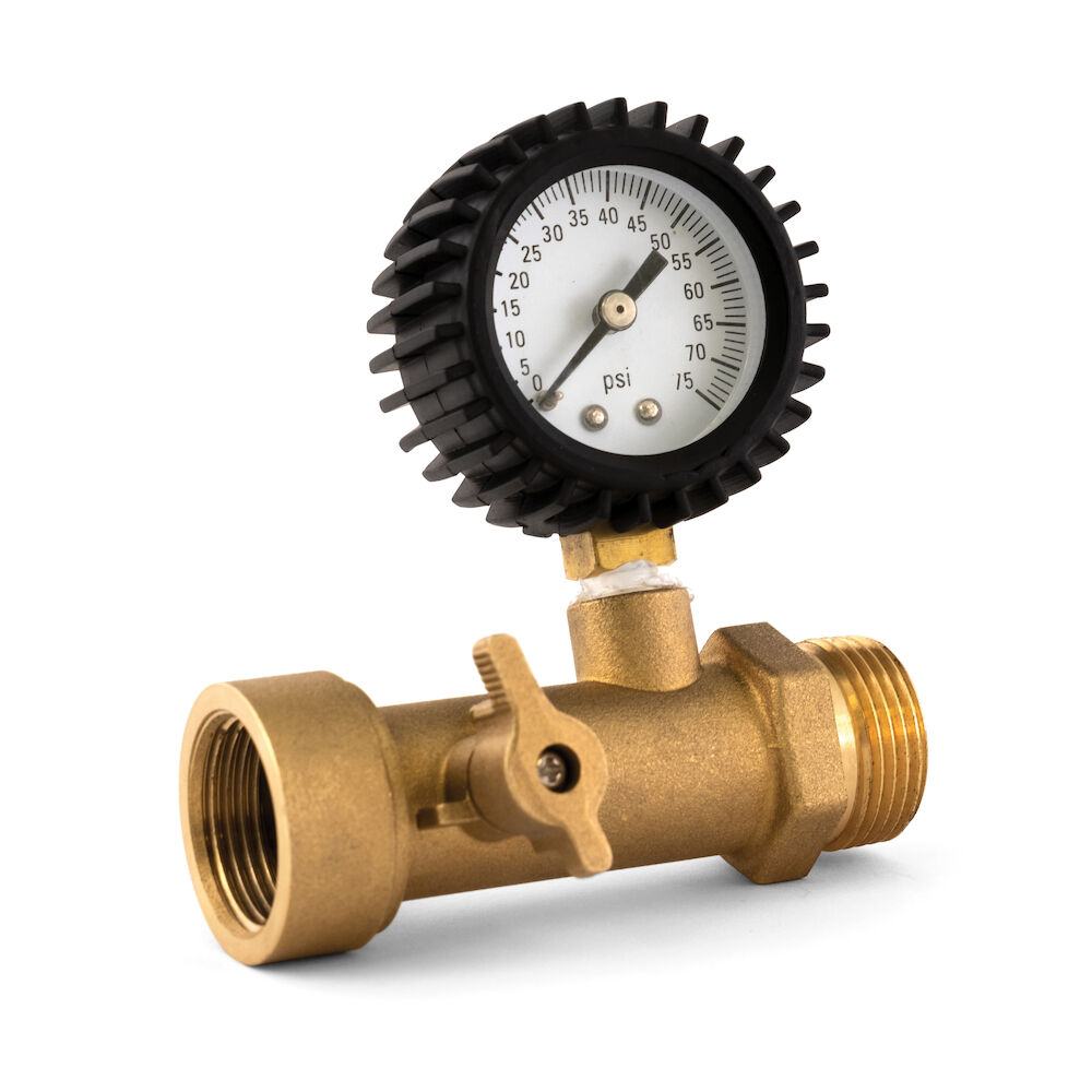 Cherne® 271148 Shut Off Valve and Gauge, For Use With 2 in/3 in/4" Mechanical Cleanout Plug