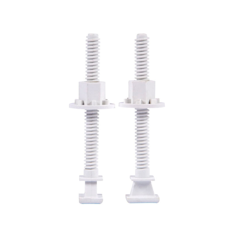 Harvey® Bol-Bolts® 51159 Bolt Pack, For Use w/ Floor Mounted Toilet, Nylon, White