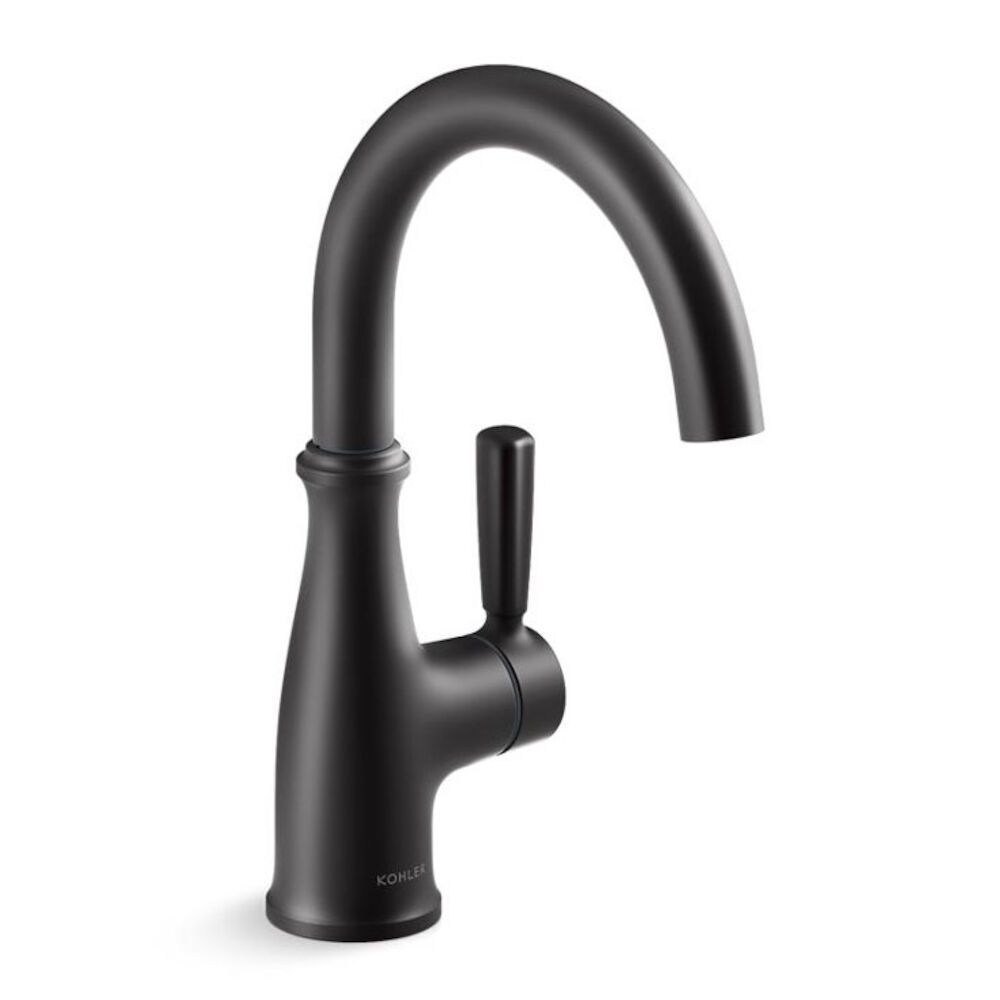 Kohler K26367-BL Traditional Beverage Faucet, Matte Black
