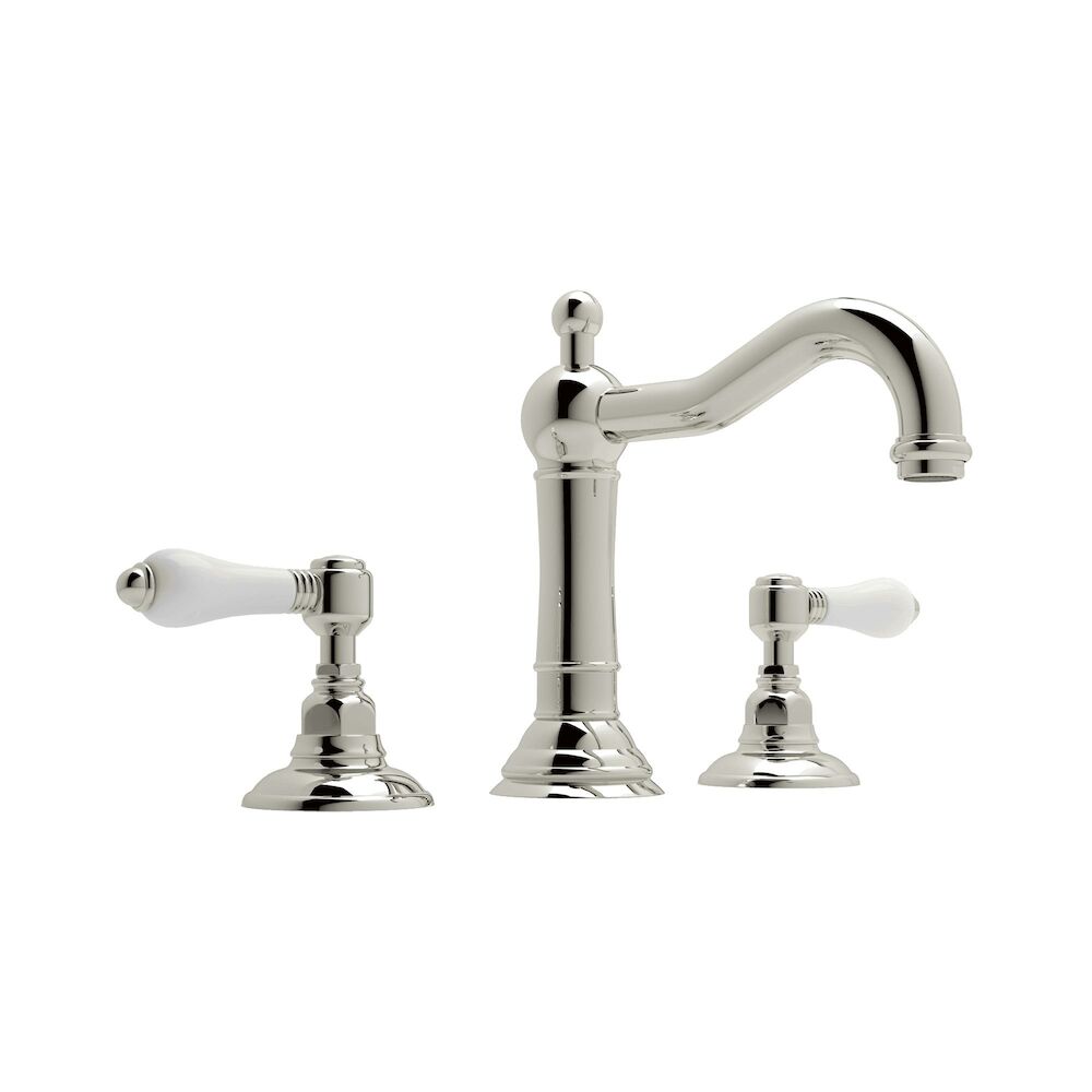 Rohl® A1409LPPN-2 Acqui Traditional Bathroom Faucet, 1.2 gpm, Polished Nickel