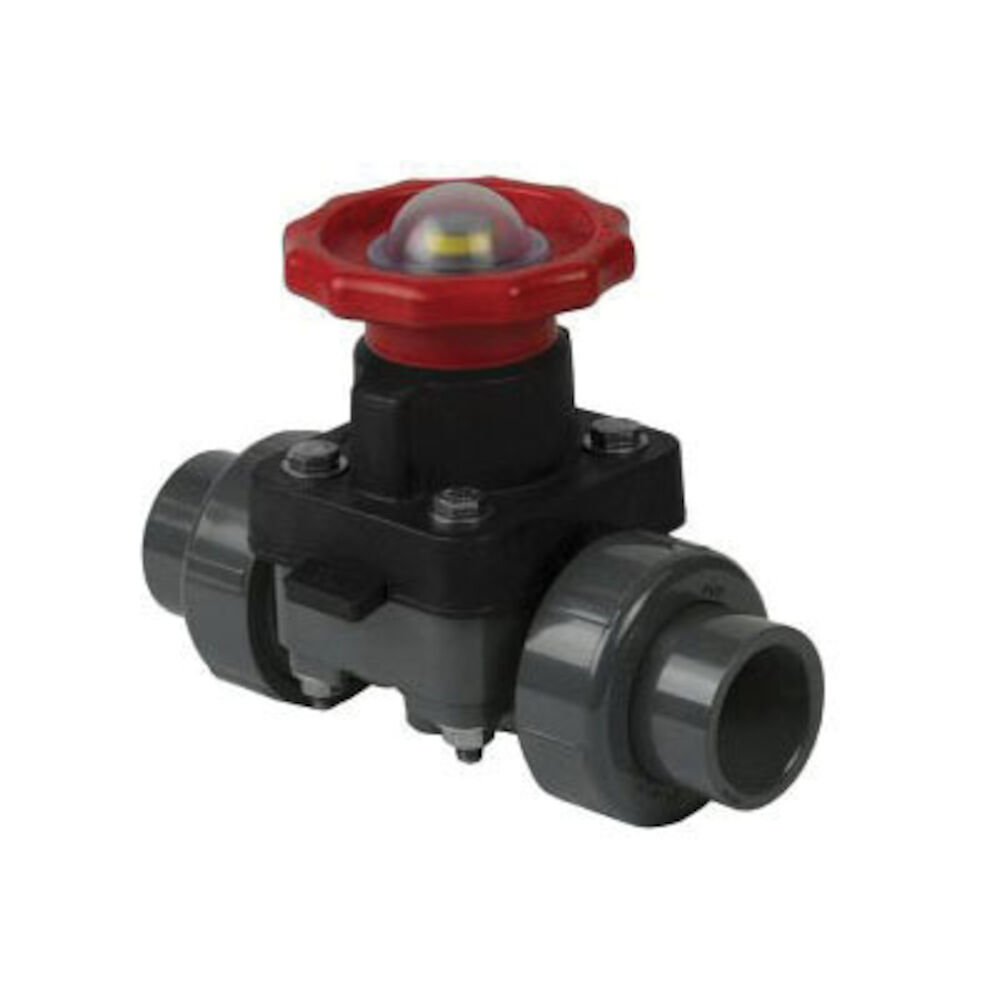 Spears® 2729-005 Diaphragm Valve, 1/2" Nominal, Socket x FNPT End Style, PVC Body, Domestic