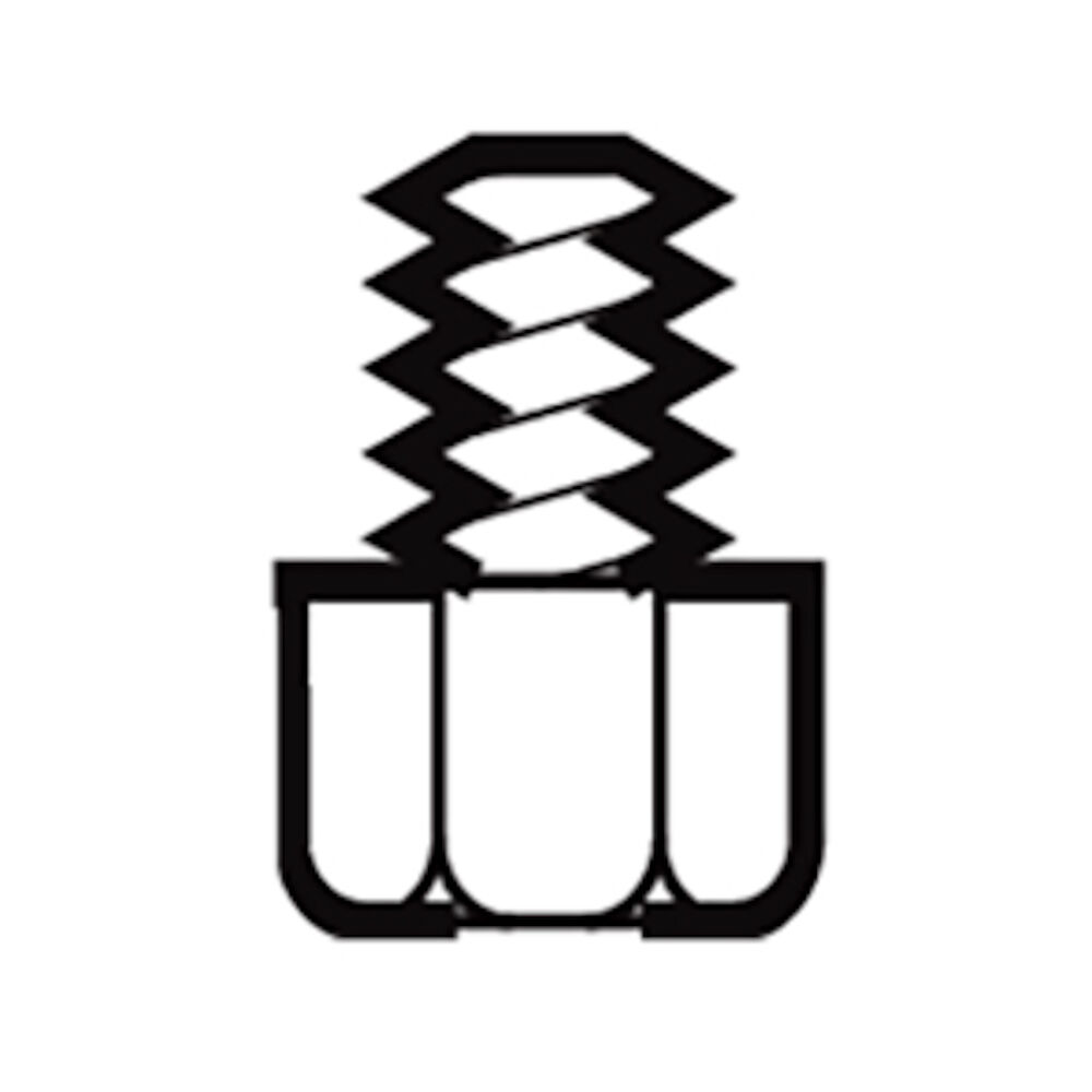 6K100 Pump Straight Tubing Connector, Polypropylene