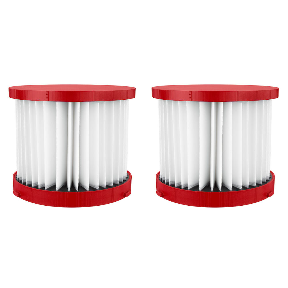 Milwaukee® Tool 49-90-1900BF Wet/Dry Vacuum Hepa Filter, 2 Pack