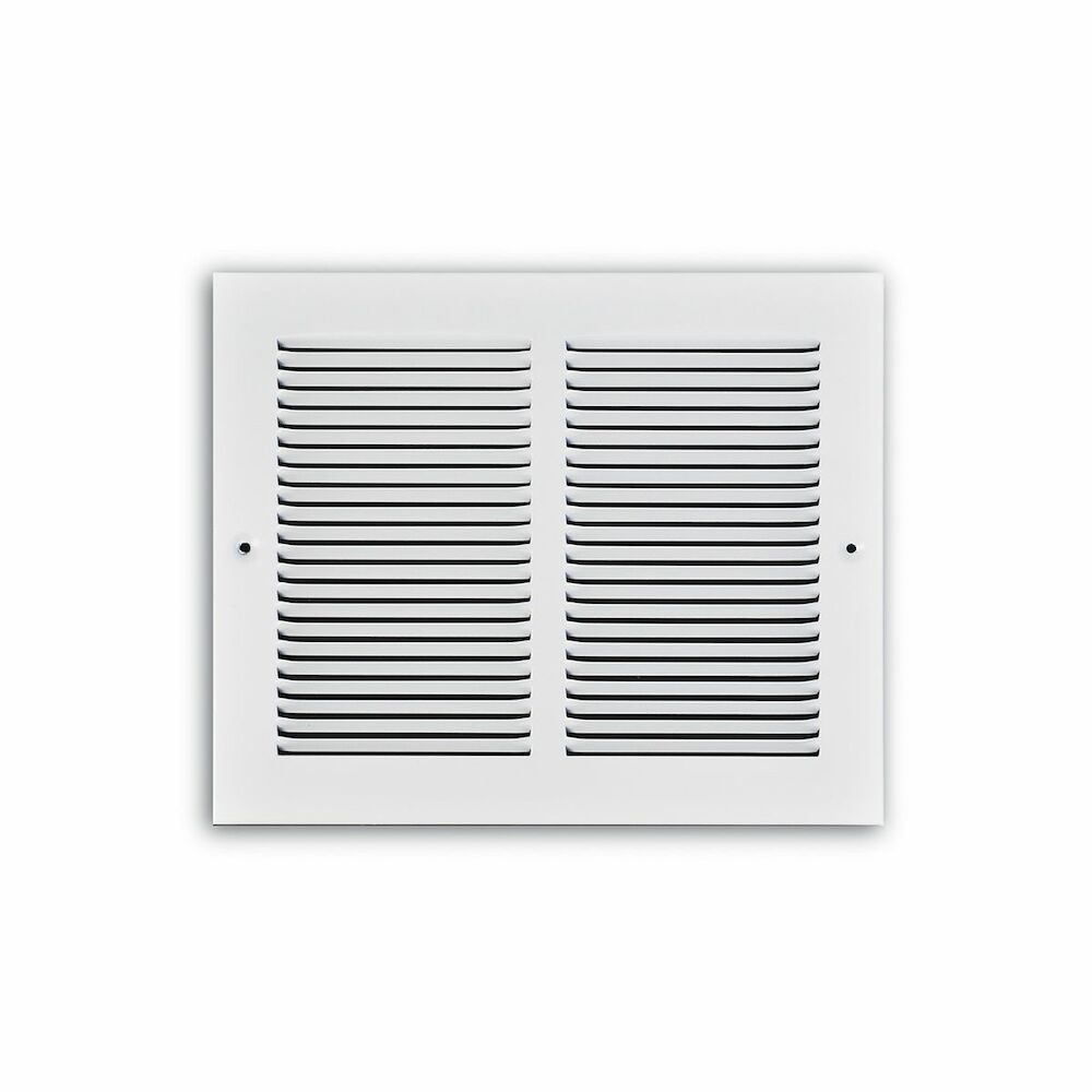 TRUaire 17310X08 10" x 8" Grille, 1-Way, 1/3" Stamped Louver, Steel, Ceiling/Sidewall, White