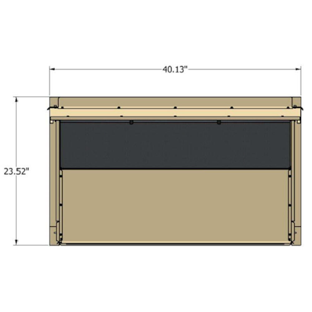 122-DK-036 3-6T Vertical Low Leak Downflow Economizer, Jade Enthalpy