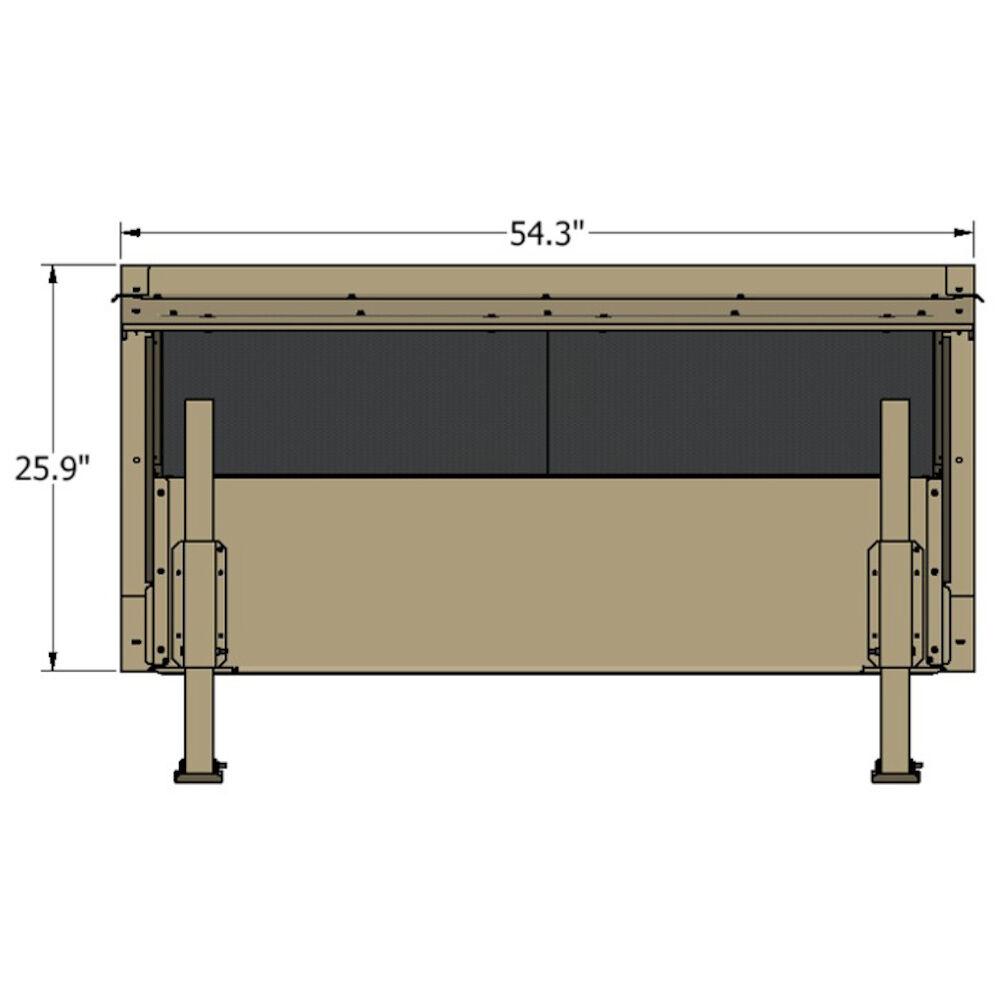 122-DK-090 7.5-12.5T Vertical/Downflow Low Leak Jade Economizer