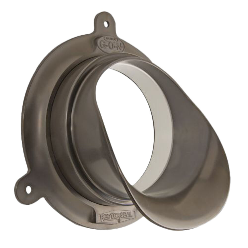 82766 6" DURA™ G-O-N Marine-Grade Plastic Glue-On Downspout Nozzle & Escutcheon