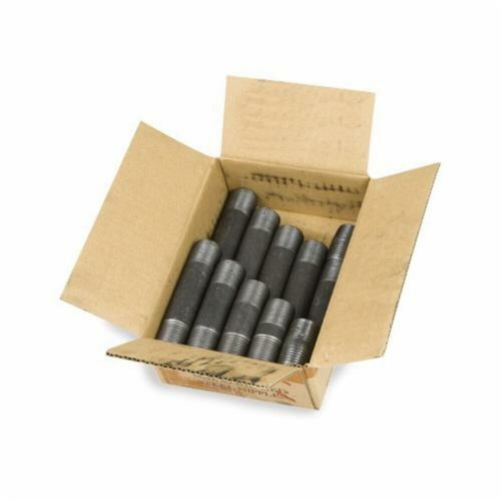 Single Run Nipple Assortment, 1" Nominal, 10 Pieces, Welded Carbon Steel, Black Oxide