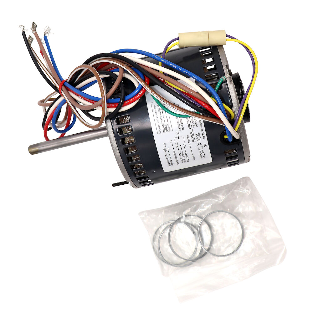 Marathon® 048A11O1755 X004 6-Pole Continuous Duty AC Motor, OPAO Enclosure, 0.5 hp, 115 V, 60 Hz, 1 Phase, 48Y Frame, 1075 rpm Speed, Extended Stud/Resilient Ring Mount