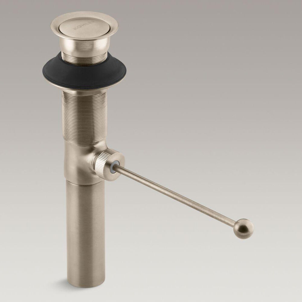 Kohler® 7114-BV 7114 Pop-Up Drain, 1-1/4" Connection, Brass, Vibrant Brushed Bronze