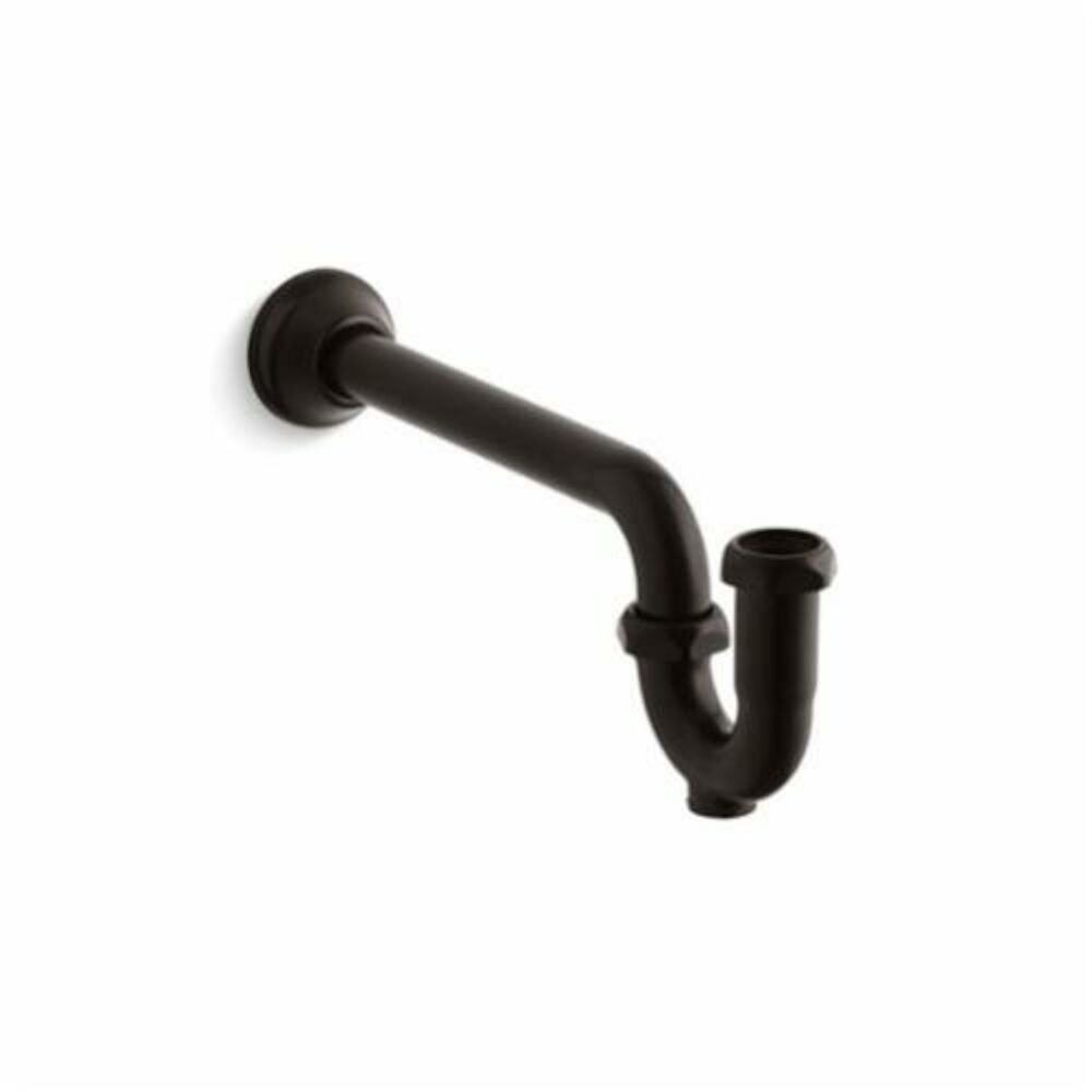 Kohler® 9018-2BZ Adjustable P-Trap With Long Tubing Outlet, 1-1/4 in OD Inletx1-1/4 in OD Outlet, Brass