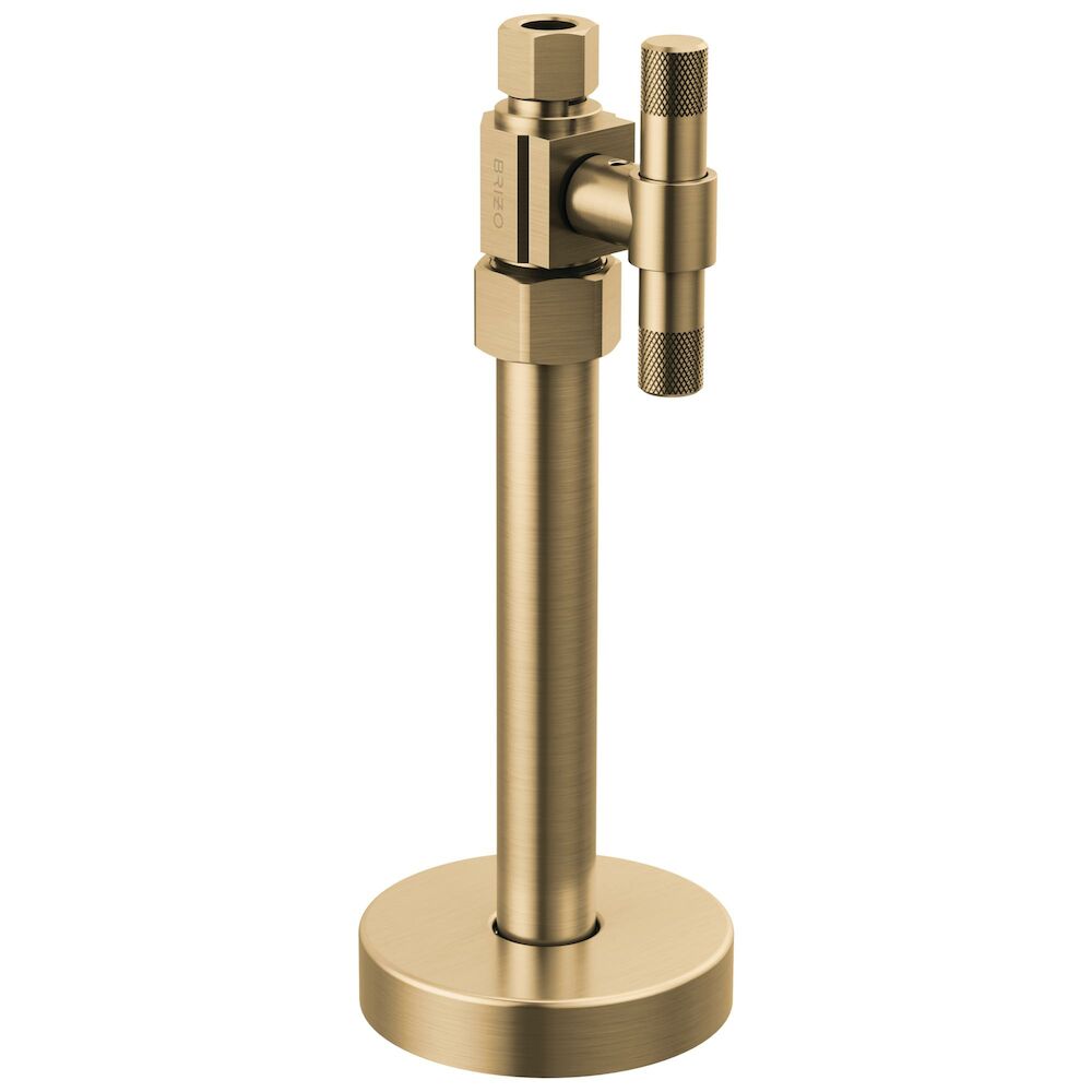 Brizo® Litze® Straight Supply Stop Valve w/ Lever Handle, Luxe Gold