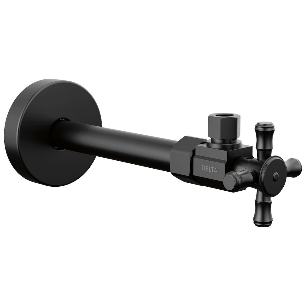 DeltaAngled Supply Stop Valve, Matte Black