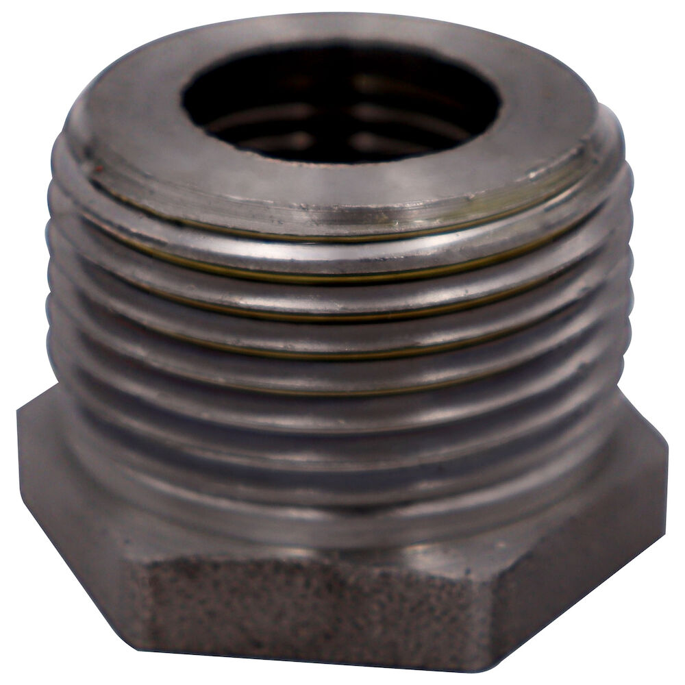 Ward Mfg 1XC.BB Hex Head Pipe Bushing, 1x3/8 in, MNPTxFNPT, 150 lb, Malleable Iron, Black, Domestic