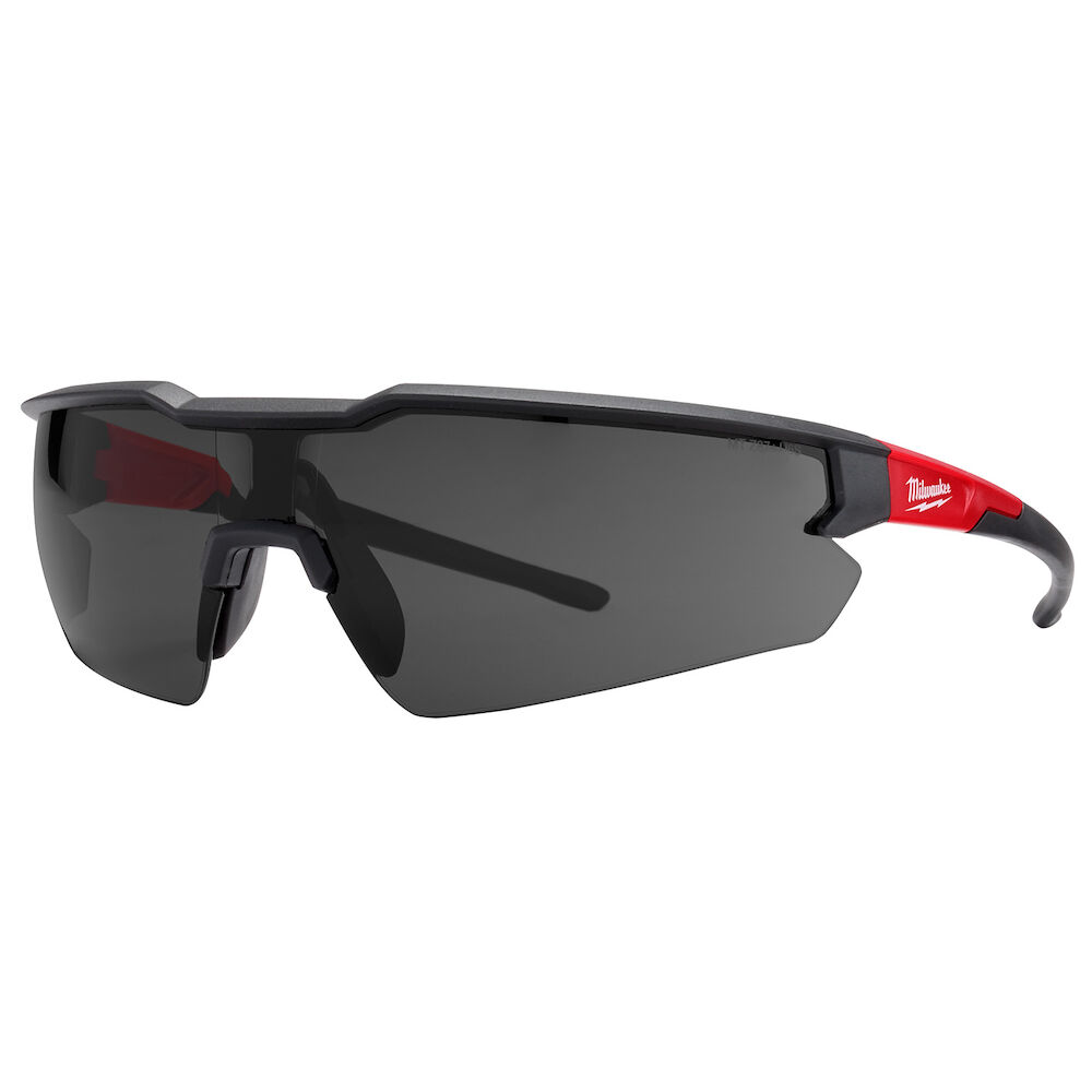 Milwaukee® Tool 48-73-2015 Safety Glasses, Anti-Scratch, Tinted Lens, Black/Red, Plastic Frame, Polycarbonate Lens