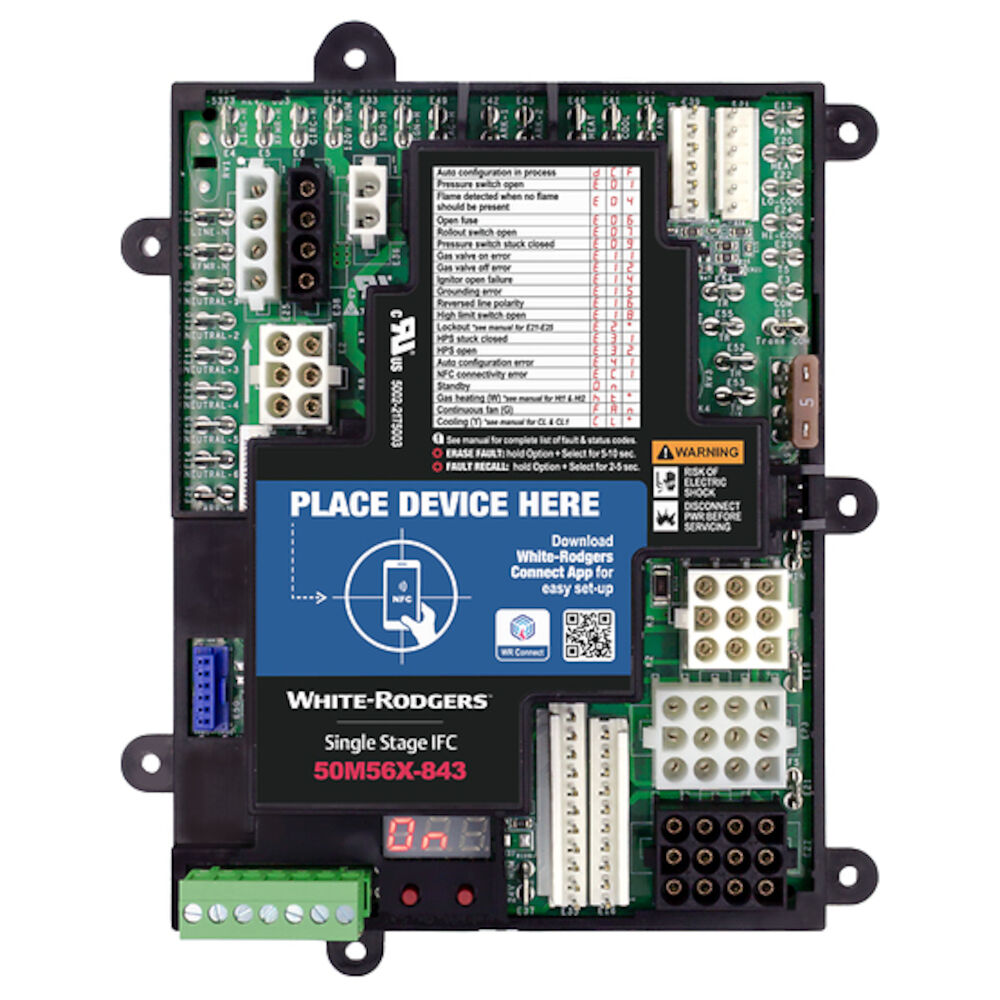 50M56X-843 Single Stage HSI Integrated Furnace Control for PSC & ECMx Blower Motors