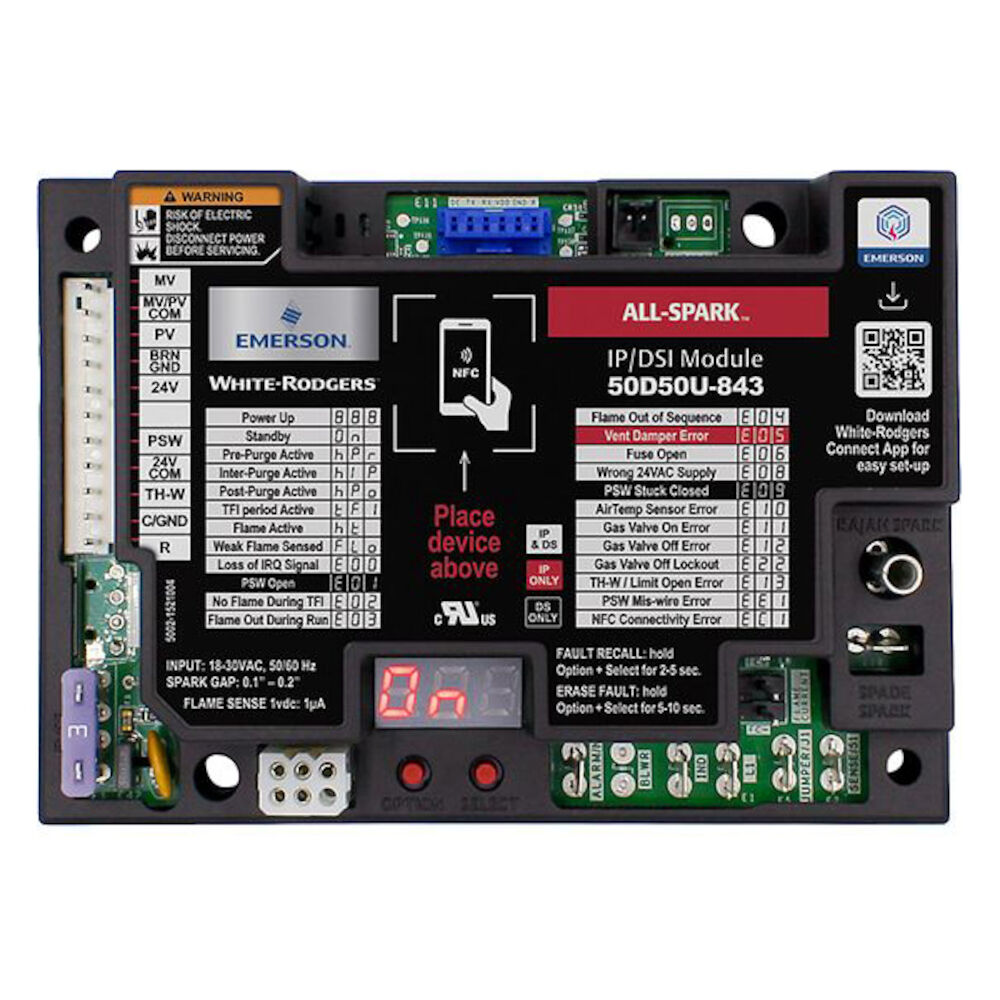 50D50U-843 All-Spark™ Intermittent Pilot /Direct Spark Ignition Module