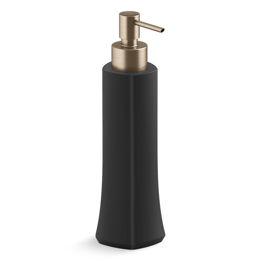 Kohler 27073-BV Occasion® Soap Dispenser, Vibrant Brushed Bronze