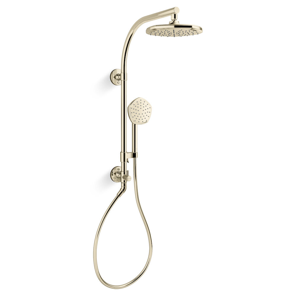 Kohler 27118-G-AF Hydrorail-R Occasion Hydrorail-R Shower Column Kit 1.75 GPM, French Gold