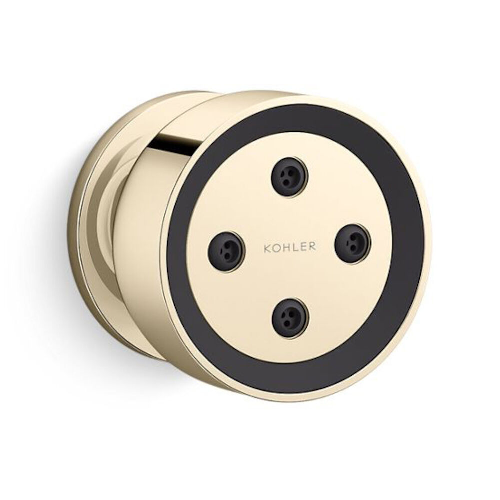 Kohler® 26299-AF Statement™ Single-Function Round Adjustable 2.5 gpm Body Spray, Vibrant French Gold