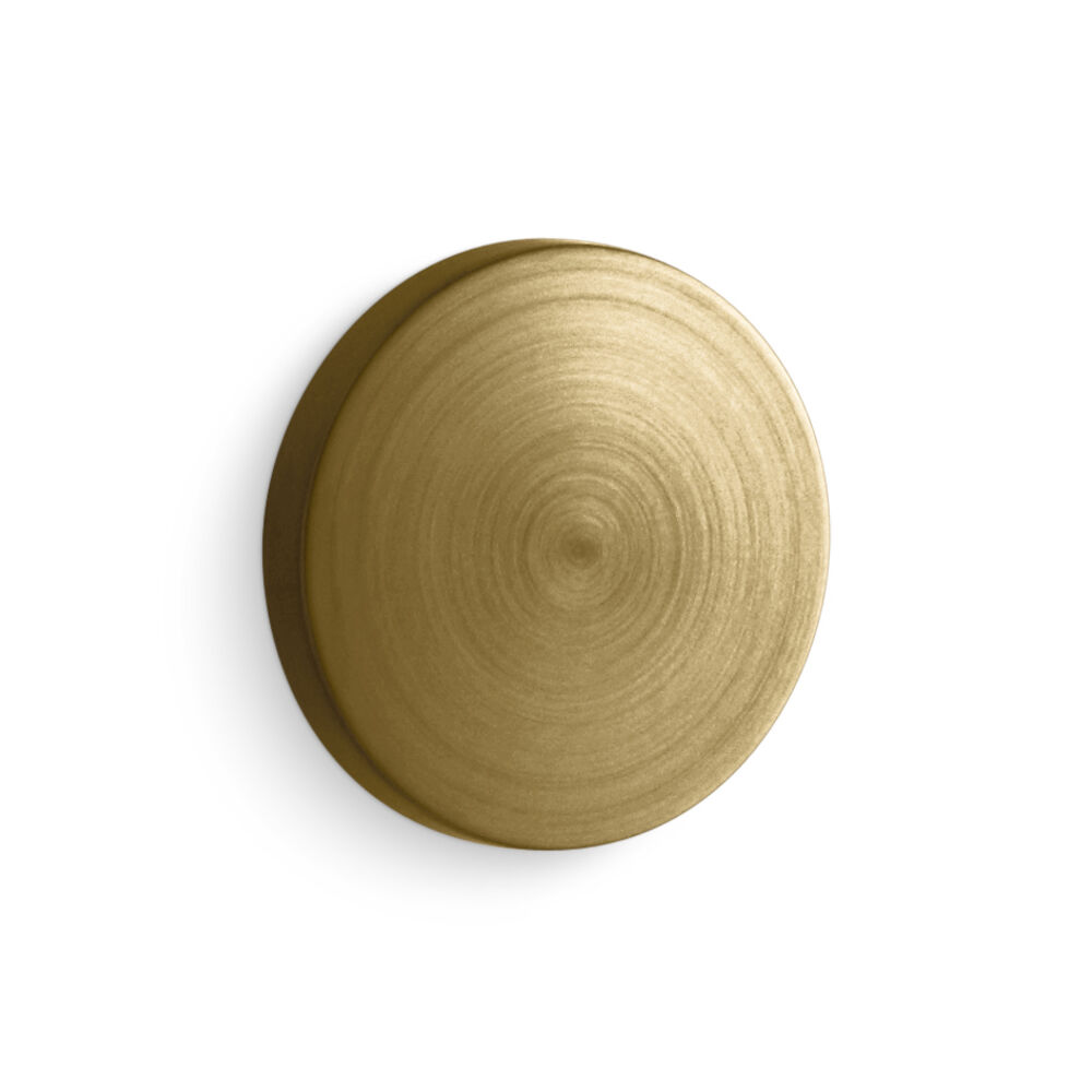 Kohler 6324-2MB Iron Plains Overflow Cap For Iron Plains Bathroom Sinks, Vibrant Brushed Moderne Brass
