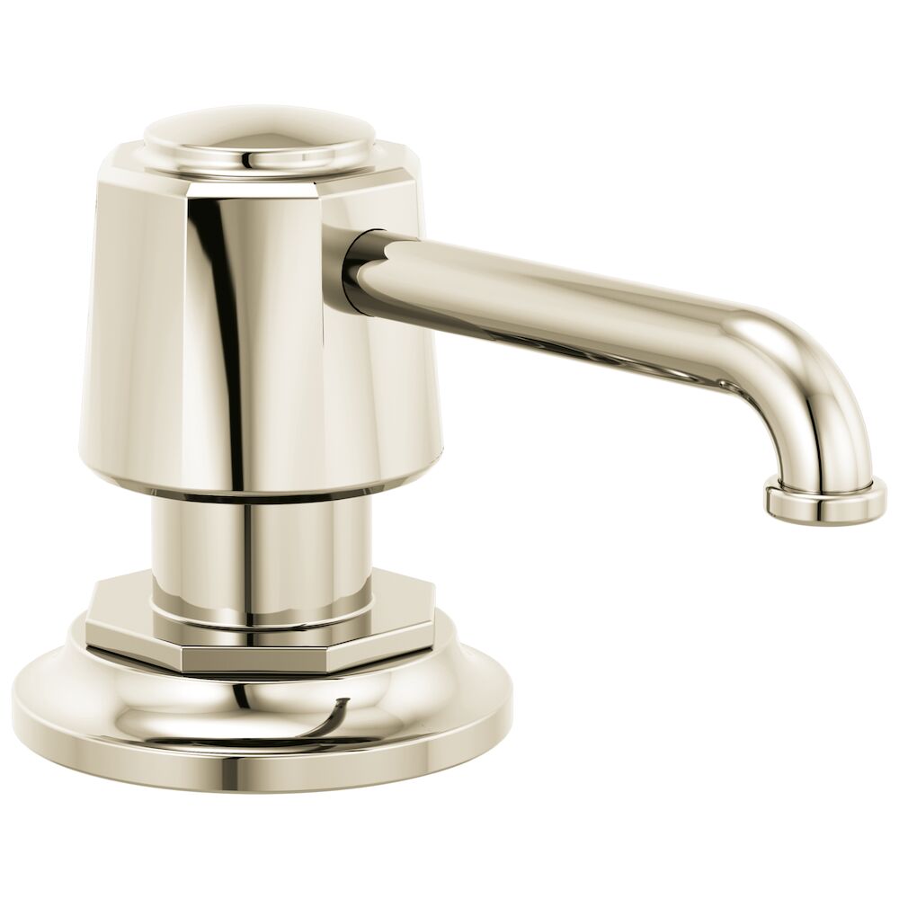 Brizo Rook® Soap/Lotion Dispenser, Polished Nickel