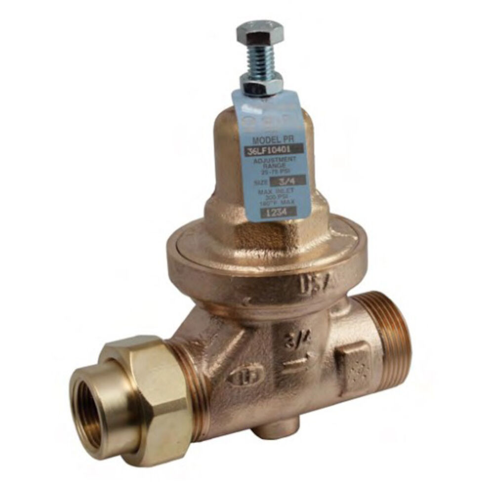 ApolloPress® 36LF-2-06-0-1-PR, PR-LF Lead Free Pressure Reducing Valve, 1-1/4", Press, 25 to 75 psi, Bronze Body, EPDM O-Ring Softgoods