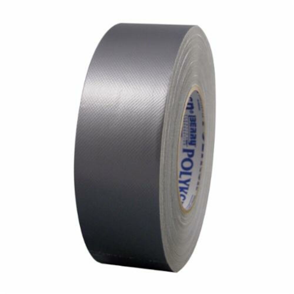 Polyken® 1086703 229 Premium Grade Duct Tape, 72 mm Wx54.9 m L, 12 mil THK, Silver