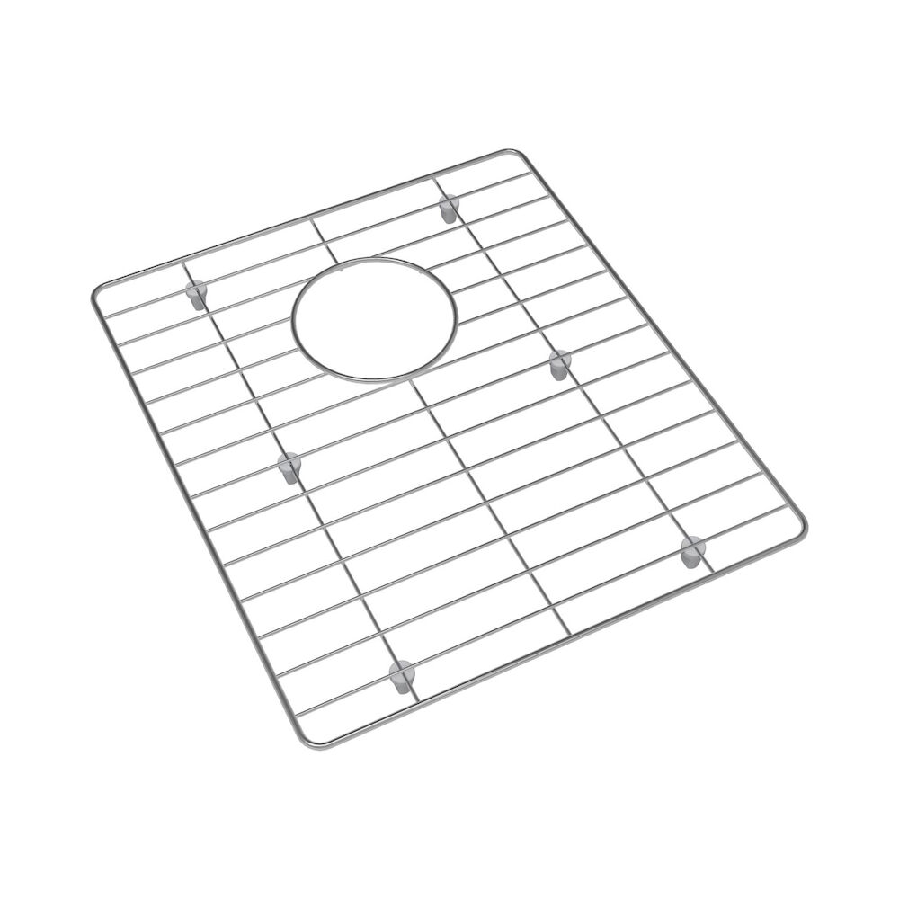 CTOBG1215SS Bottom Grid, 12-1/2 in Lx15-3/4 in Wx11/16 in H, Rear Center Drain Opening, Import