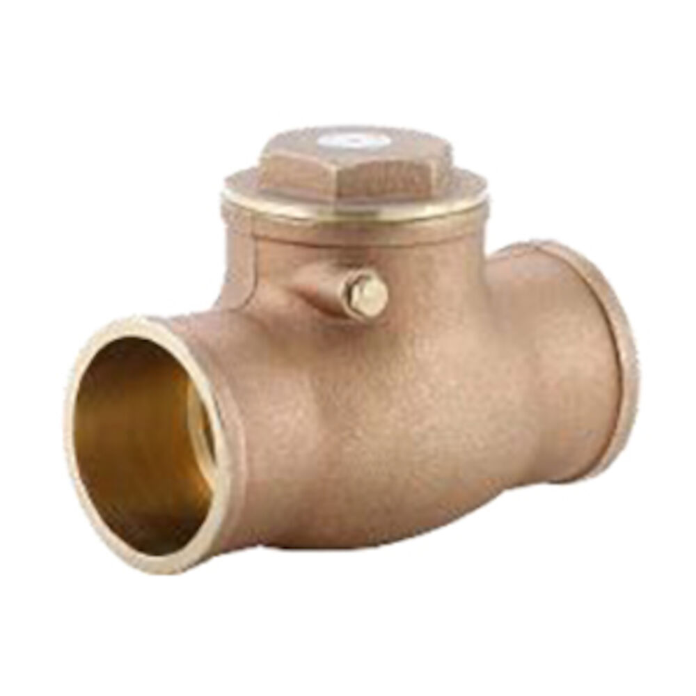 Matco-Norca™ 521C03LF Swing Check Valve, 1/2 in, CxC, 200 lb WOG, Cast Brass Body, Low Lead Compliance: Yes