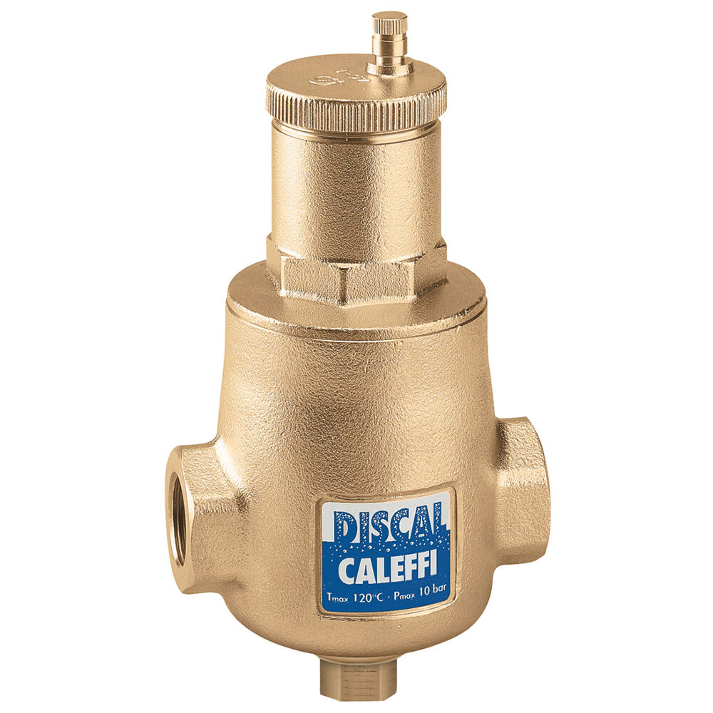 Caleffi Discal 551069AC Air Separator w/ Expansion Tank Check, 2" Press