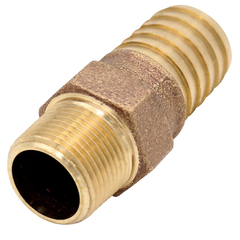 952228 MA-75-100 Male Adapters Insert Fitting, 3/4x1", IPS x Insert, Cast Red Brass, Lead Free