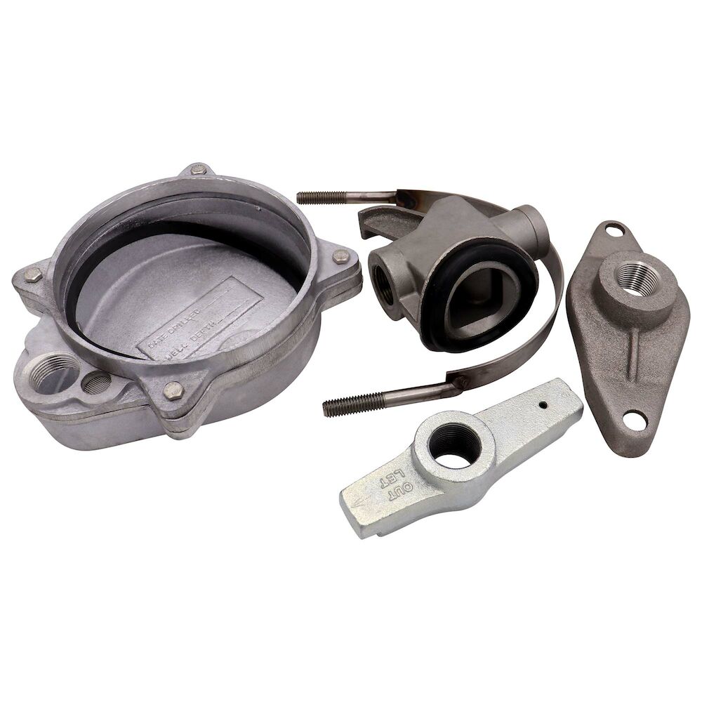 Merrill™ SMCK610WCOG Discharge Clear Well Kit, 6" ID x 1" Discharge, Stainless Steel, 10.57" L x 9" W x 7.75" H