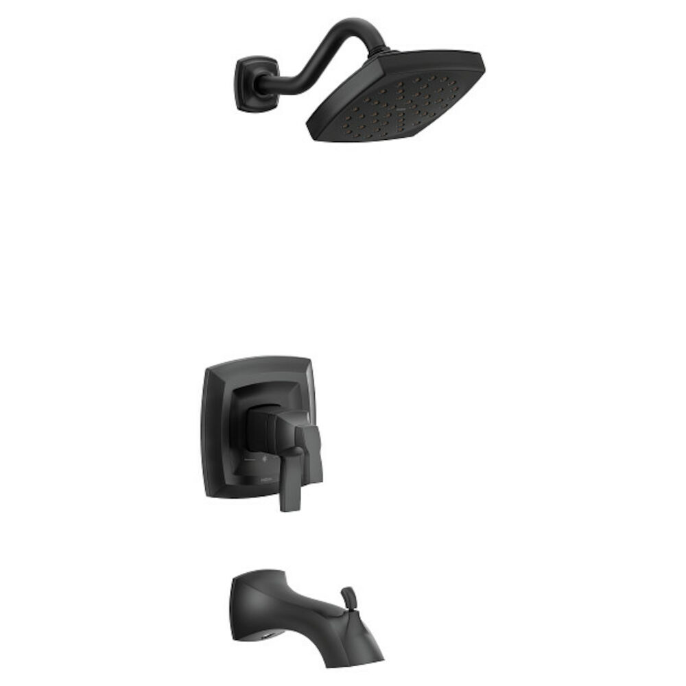 Moen UT4693EPBL Voss Matte Black M-CORE 2 Series Tub/Shower Trim