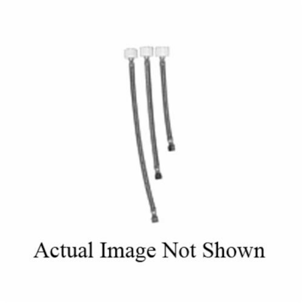 SWC-109-PP Braided Toilet Connector, Stainless Steel Body