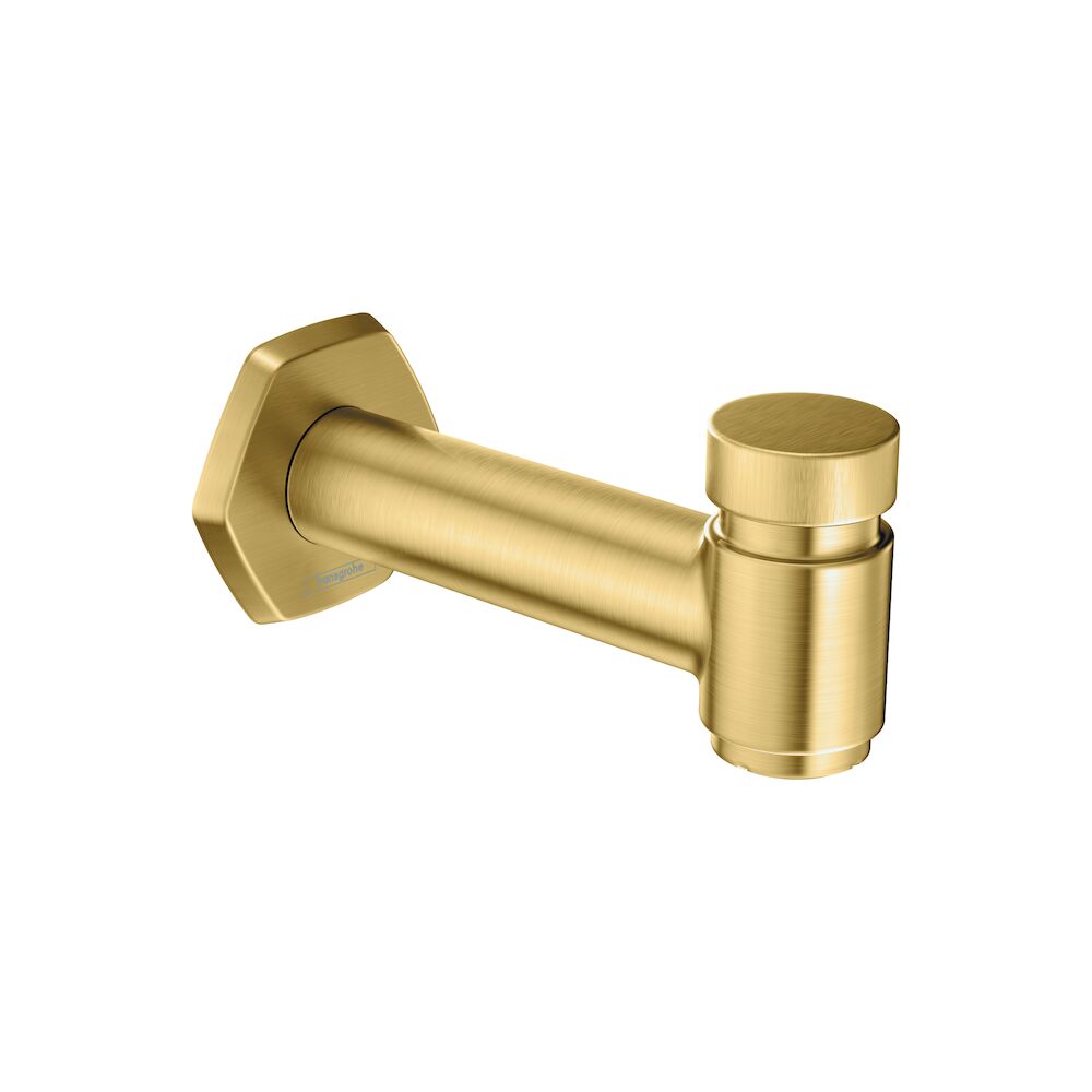 Hansgrohe 04815250 Locarno Tub Spout w/ Diverter, Brushed Gold Optic
