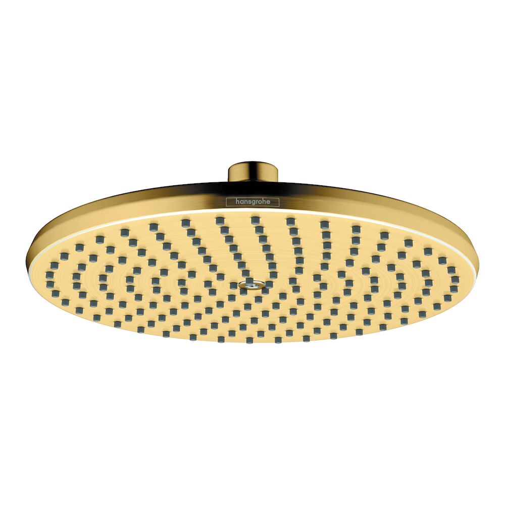 Hansgrohe 04823250 Locarno Showerhead 240 1-Jet, 2.5 gpm, Brushed Gold Optic