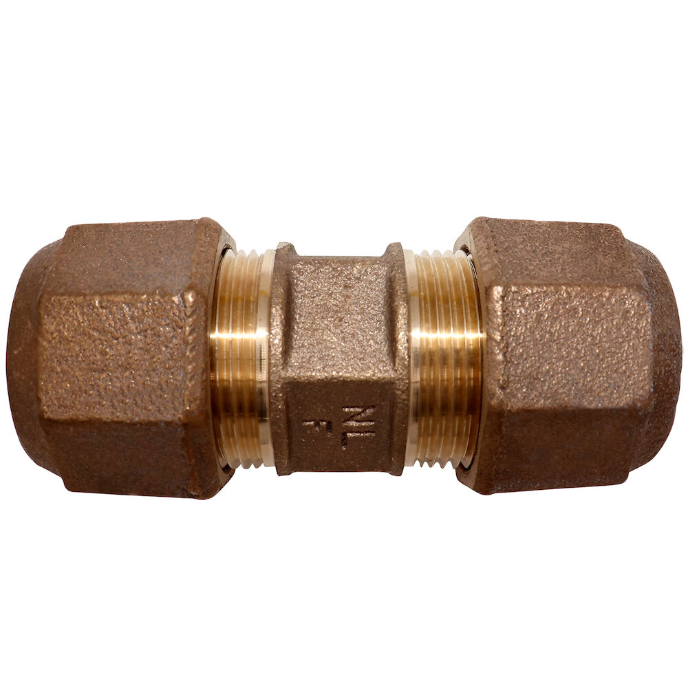 H-15403N 1" Straight 3-Part Union, Conductive Compression CTS