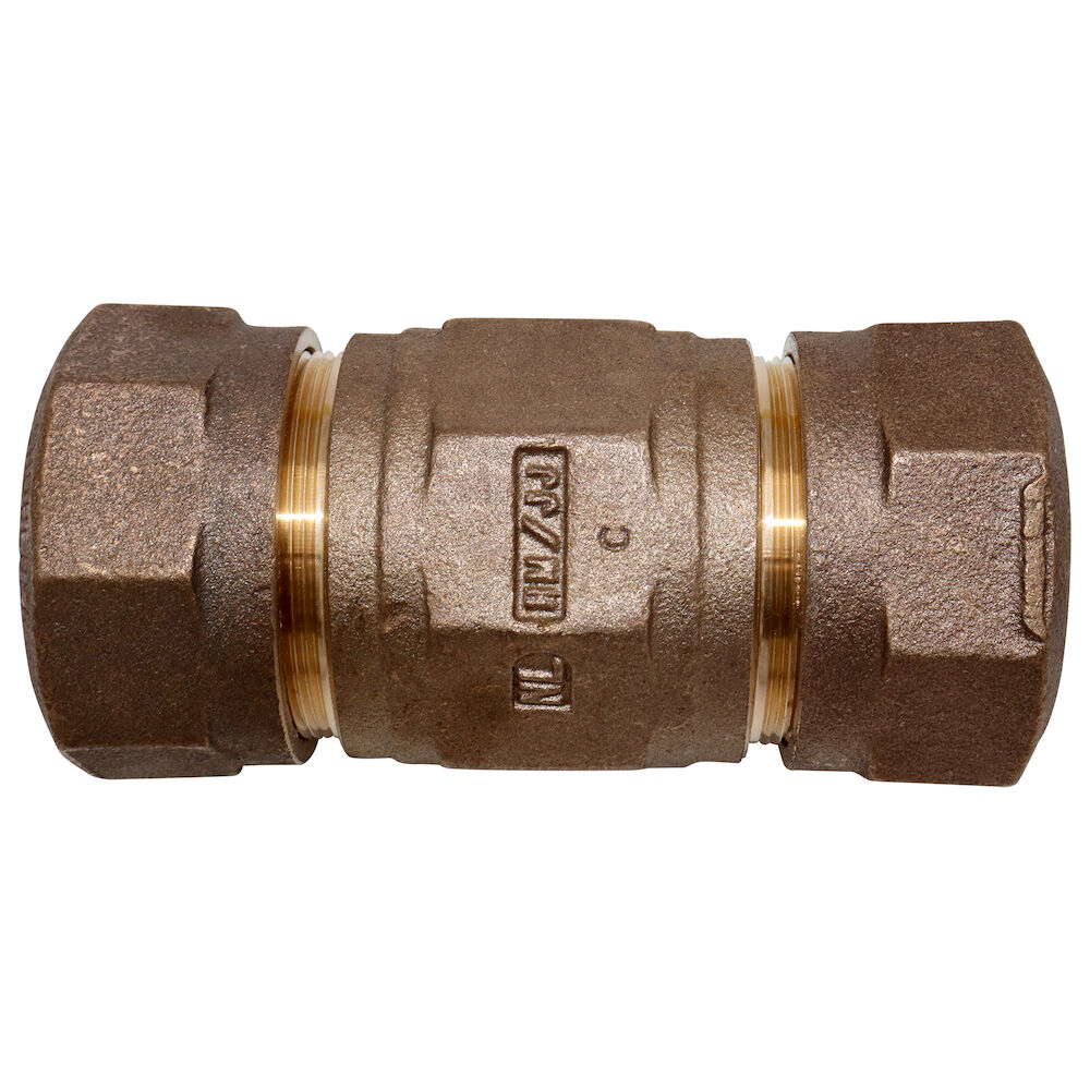 H-15403N 1-1/2" Straight 3-Part Union, Conductive Compression CTS